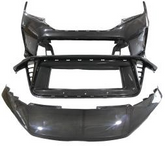 Honda Civic Type-R FL5 2023-ON with Aftermarket Parts - OEM Style Front Bumper & Lip Carbon Fiber from Aero Republic